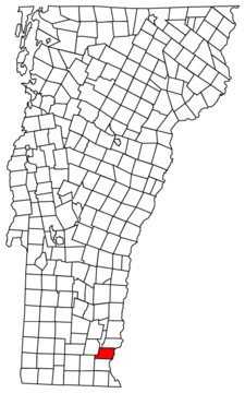 Dummerston Location map