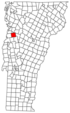 Hinesburg Location map