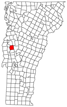 Middlebury Location map