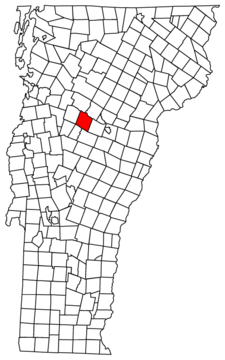 Moretown Location map