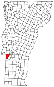 Poultney Location map