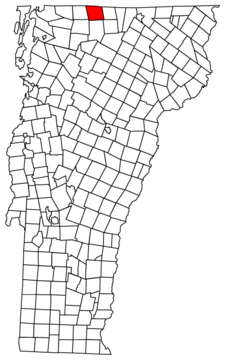 Richford Location map