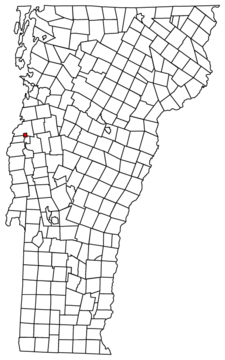 Vergennes Location map