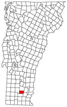 Wardsboro Location map