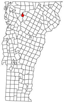 Waterville Location map