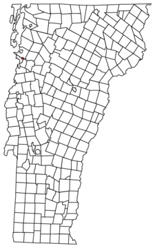 Winooski Location map